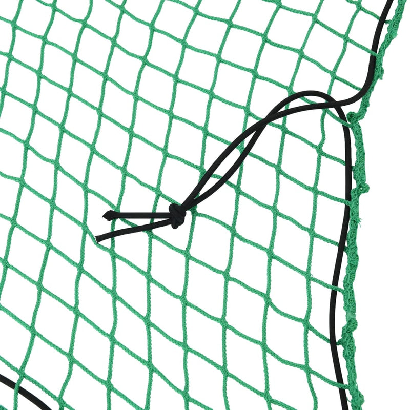 Afbeelding laden in galerijviewer, Vidaxl aanhangwagennet elastisch touw 3x3 m polypropeen groen
