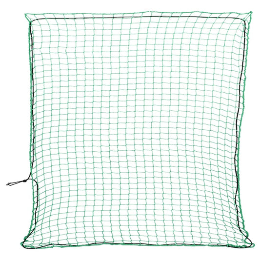 Vidaxl aanhangwagennet elastisch touw 4x4 m polypropeen groen