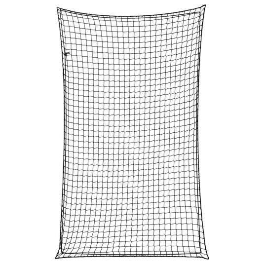 Vidaxl aanhangwagennet elastisch touw 2,5x1,5 m polypropeen zwart