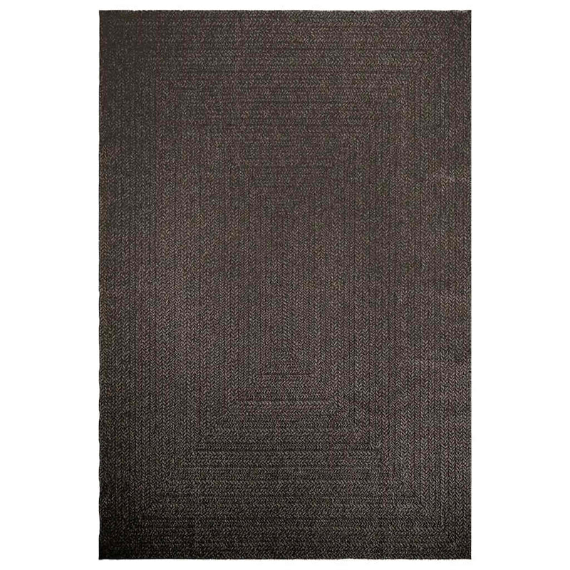 Afbeelding laden in galerijviewer, Vidaxl vloerkleed zizur binnen en buiten 200x290cm jute look antraciet
