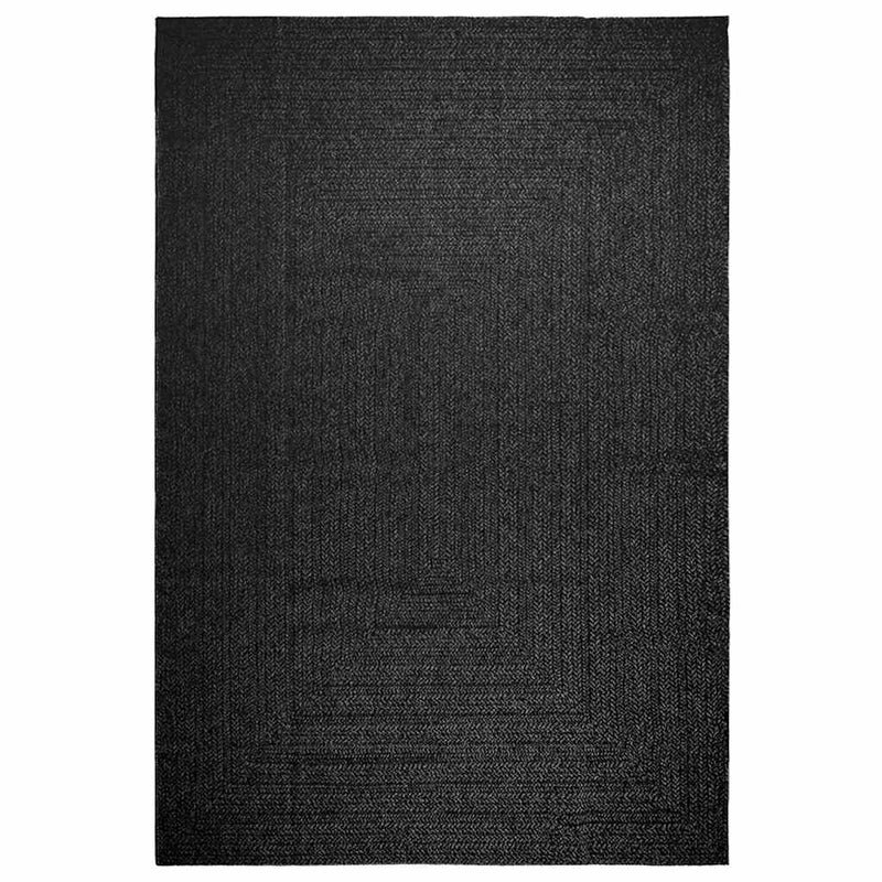Afbeelding laden in galerijviewer, Vidaxl vloerkleed zizur binnen en buiten 240x340cm jute look antraciet
