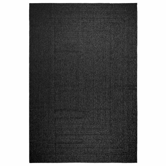 Vidaxl vloerkleed zizur binnen en buiten 240x340cm jute look antraciet