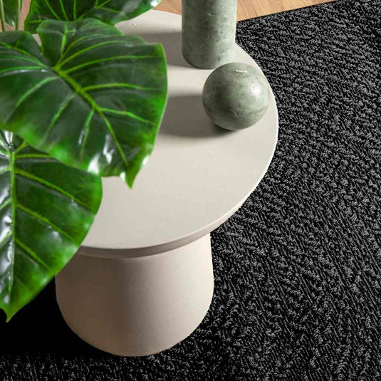Vidaxl vloerkleed zizur binnen en buiten 120x170cm jute look antraciet