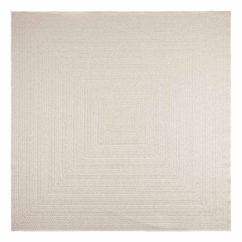 Afbeelding laden in galerijviewer, Vidaxl vloerkleed zizur room binnen en buiten 240x240 cm jute look
