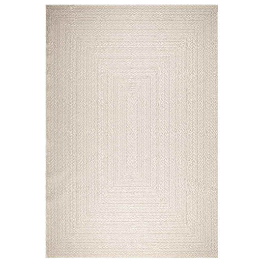 Vidaxl vloerkleed zizur room binnen en buiten 240x340 cm jute look
