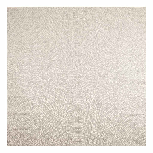 Vidaxl vloerkleed zizur room binnen en buiten 240x240 cm jute look