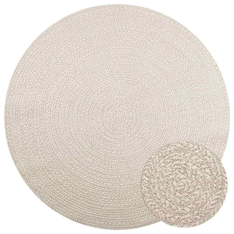 Afbeelding laden in galerijviewer, Vidaxl vloerkleed zizur room binnen en buiten ø 200 cm jute look
