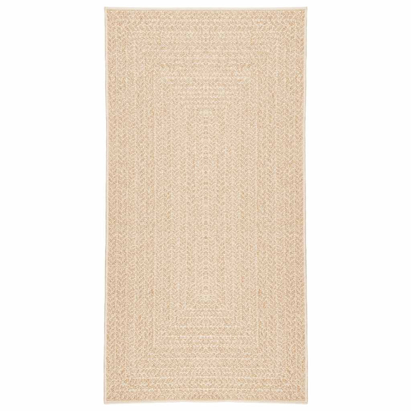 Afbeelding laden in galerijviewer, Vidaxl vloerkleed zizur beige binnen en buiten 80x150 cm jute look
