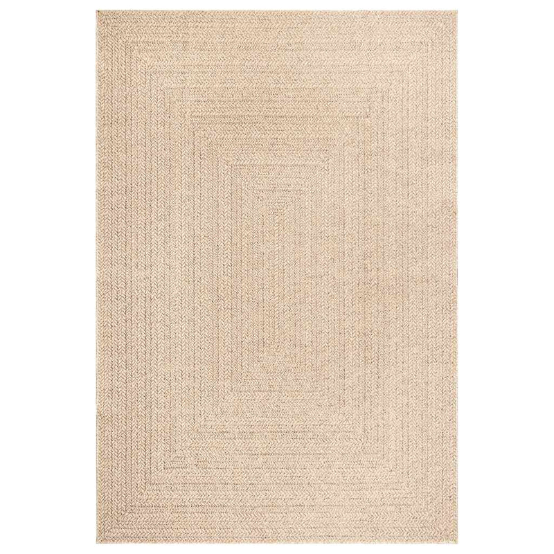 Afbeelding laden in galerijviewer, Vidaxl vloerkleed zizur beige binnen en buiten 240x340 cm jute look
