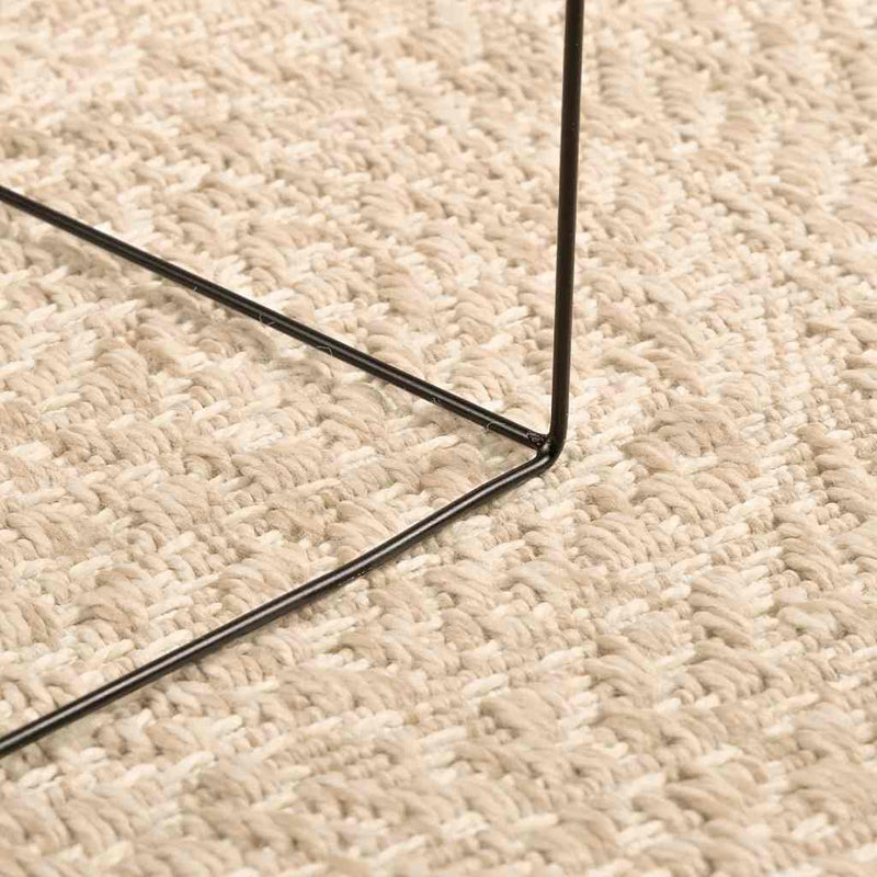 Afbeelding laden in galerijviewer, Vidaxl vloerkleed zizur beige binnen en buiten ø 160 cm jute look
