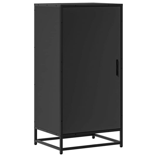 Vidaxl schoenenrek 48x38x97,5 cm bewerkt hout zwart