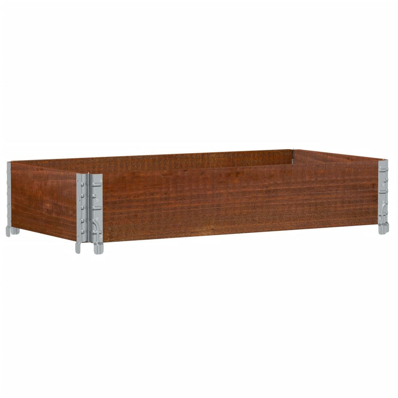 Afbeelding laden in galerijviewer, Vidaxl plantenbak 100x50 cm massief grenenhout bruin
