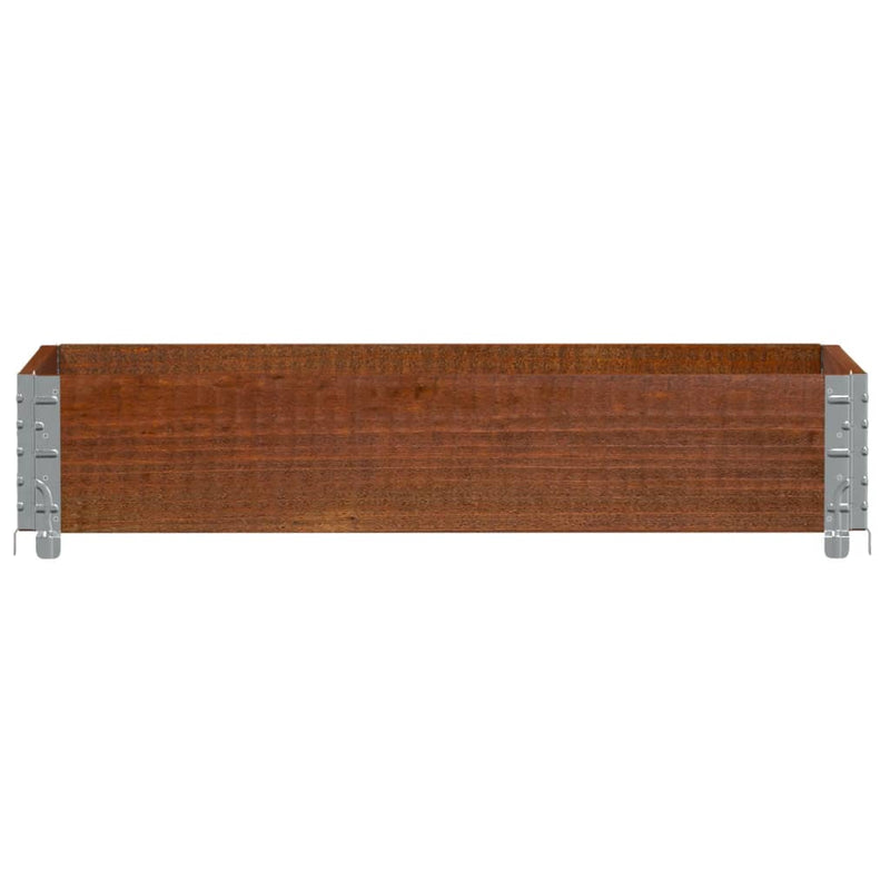 Afbeelding laden in galerijviewer, Vidaxl plantenbak 100x50 cm massief grenenhout bruin
