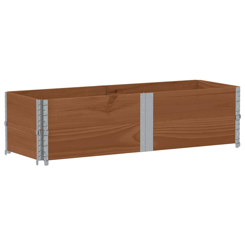 Afbeelding laden in galerijviewer, Vidaxl plantenbak 150x50 cm massief grenenhout bruin
