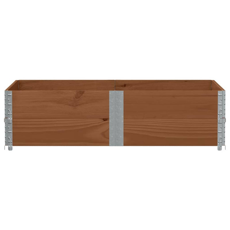 Afbeelding laden in galerijviewer, Vidaxl plantenbak 150x100 cm massief grenenhout bruin
