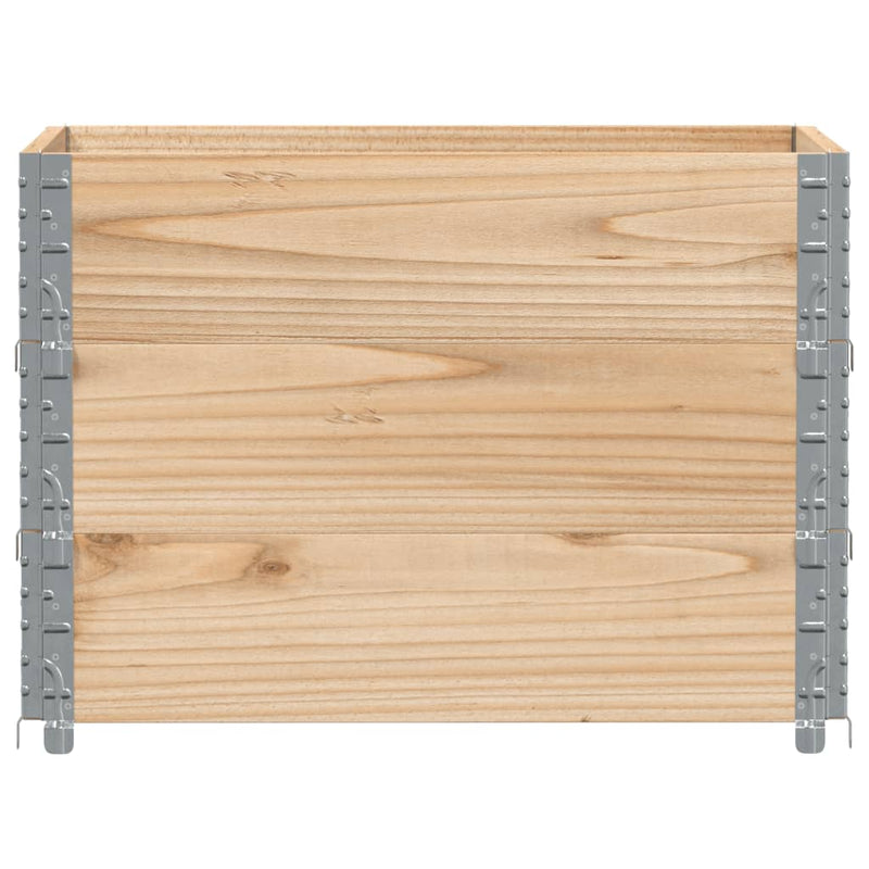 Afbeelding laden in galerijviewer, VidaXL Plantenbak 80x60 cm massief grenenhout
