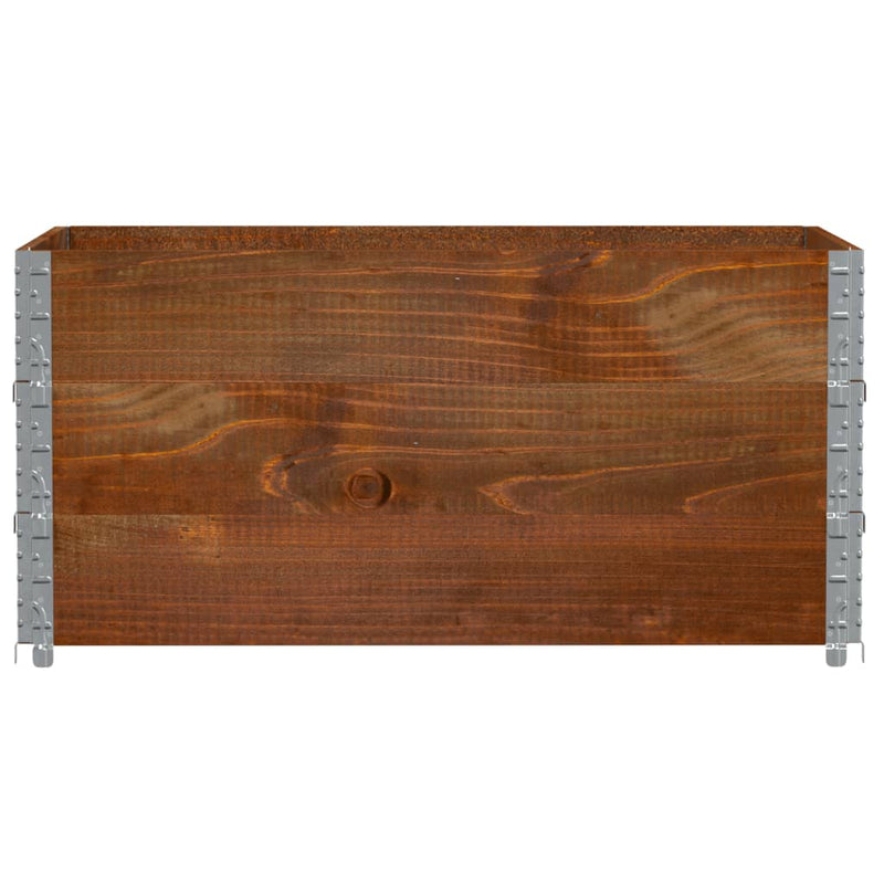 Afbeelding laden in galerijviewer, VidaXL Plantenbak 120x80 cm massief grenenhout bruin

