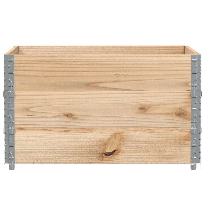 Afbeelding laden in galerijviewer, VidaXL Plantenbak 100x100 cm massief grenenhout
