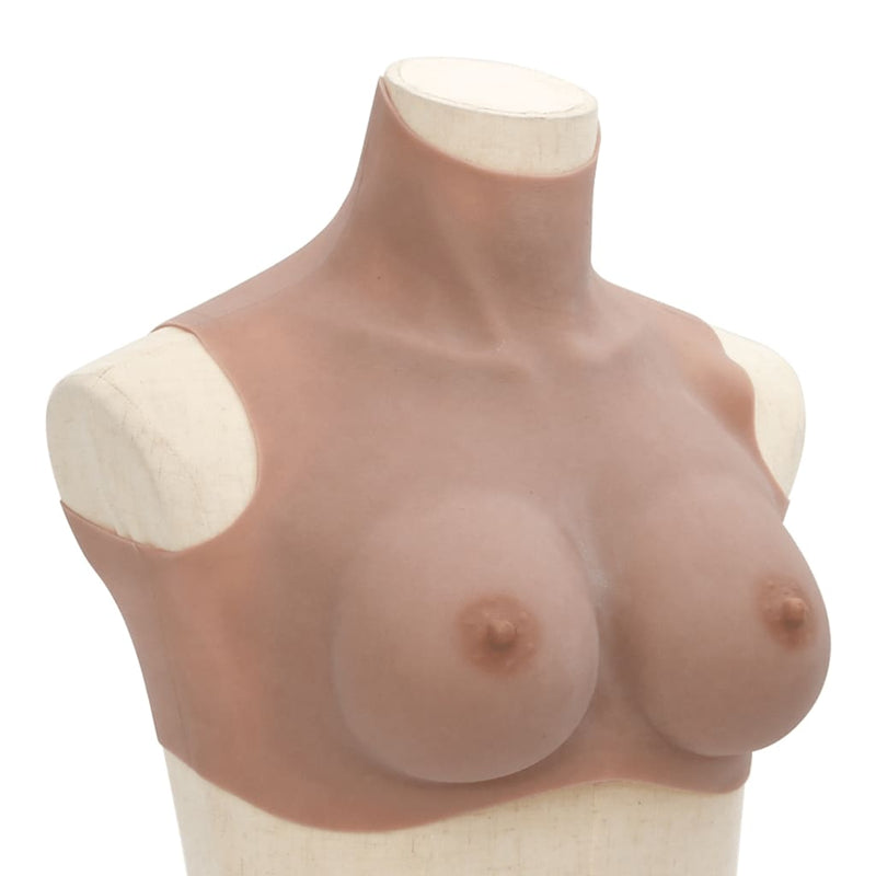 Afbeelding laden in galerijviewer, Vidaxl borstprothese d-cup silicone tan
