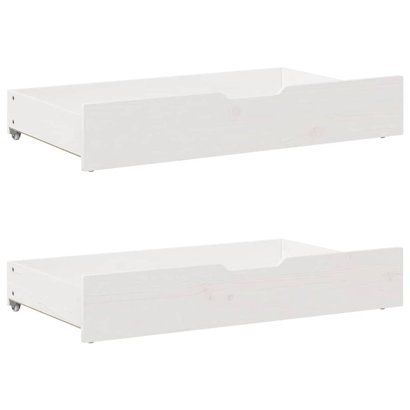 Afbeelding laden in galerijviewer, Vidaxl bedlades 2 st 95x55x17 cm massief grenenhout
