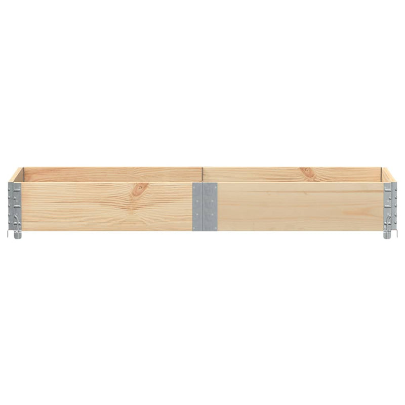 Afbeelding laden in galerijviewer, Vidaxl palletopzetrand 150x50 cm massief grenenhout
