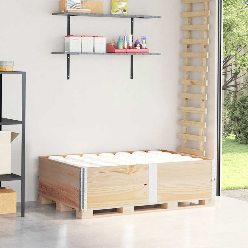 Afbeelding laden in galerijviewer, Vidaxl palletopzetranden 2 st 150x100 cm massief grenenhout
