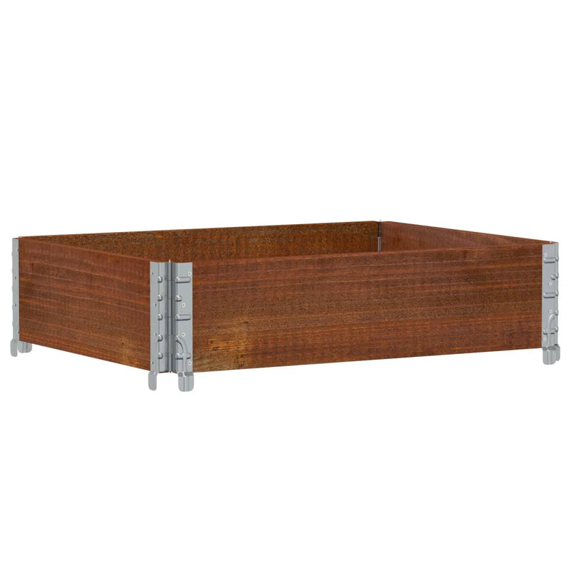 Afbeelding laden in galerijviewer, Vidaxl plantenbak 80x60 cm massief grenenhout bruin
