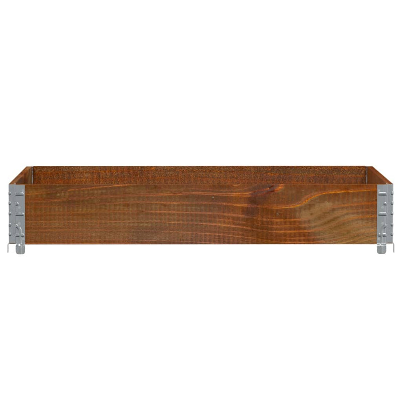 Afbeelding laden in galerijviewer, Vidaxl plantenbak 120x80 cm massief grenenhout bruin
