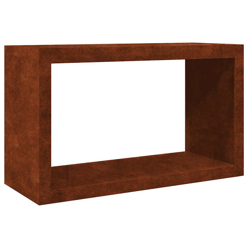 Afbeelding laden in galerijviewer, Vidaxl brandhoutrek 100x40x60 cm weervast staal
