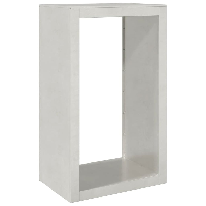 Afbeelding laden in galerijviewer, Vidaxl haardhoutrek 60x40x100 cm roestvrij staal
