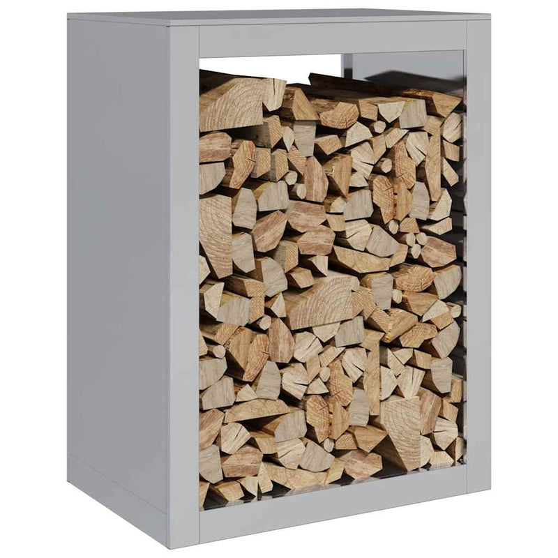 Afbeelding laden in galerijviewer, Vidaxl haardhoutrek 60x40x80 cm gegalvaniseerd staal
