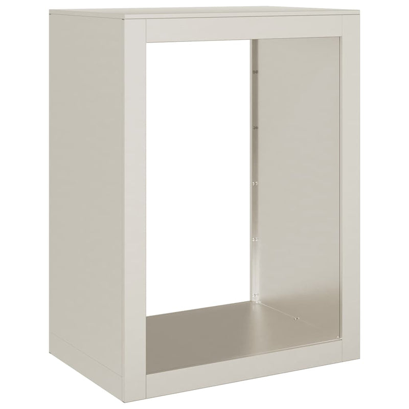Afbeelding laden in galerijviewer, Vidaxl brandhoutrek 60x40x80 cm weervast staal
