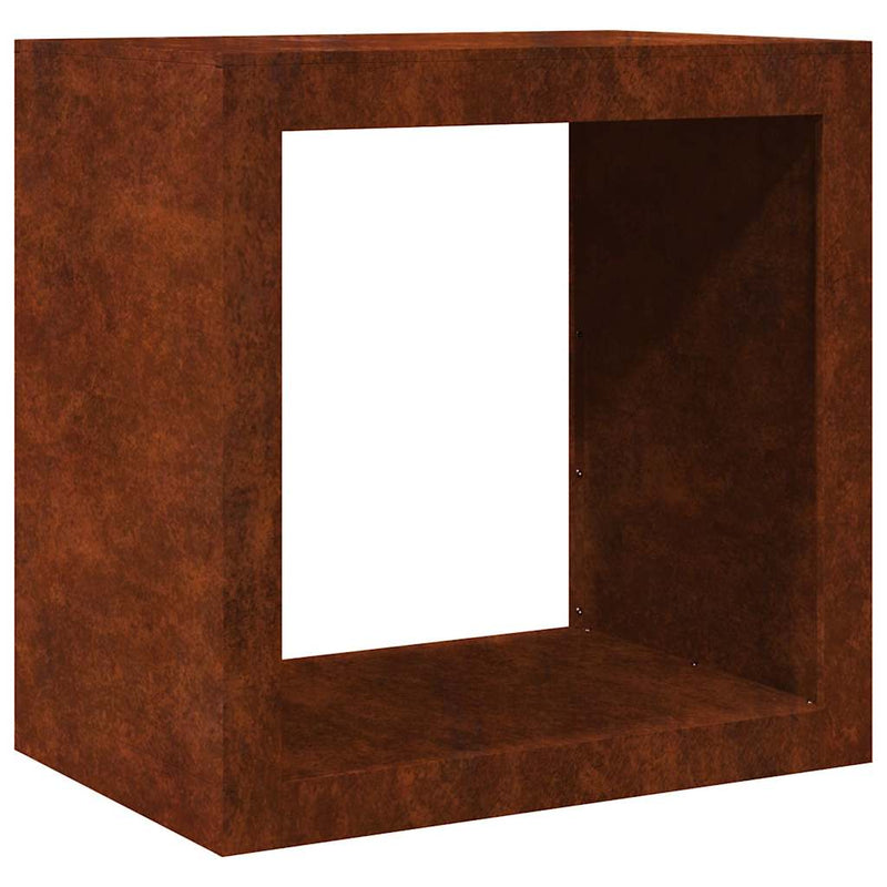 Afbeelding laden in galerijviewer, Vidaxl brandhoutrek 60x40x60 cm weervast staal
