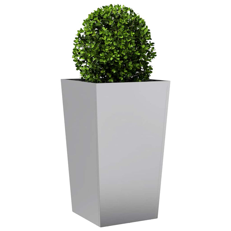 Afbeelding laden in galerijviewer, Vidaxl plantenbak 45x45x75 cm gegalvaniseerd staal
