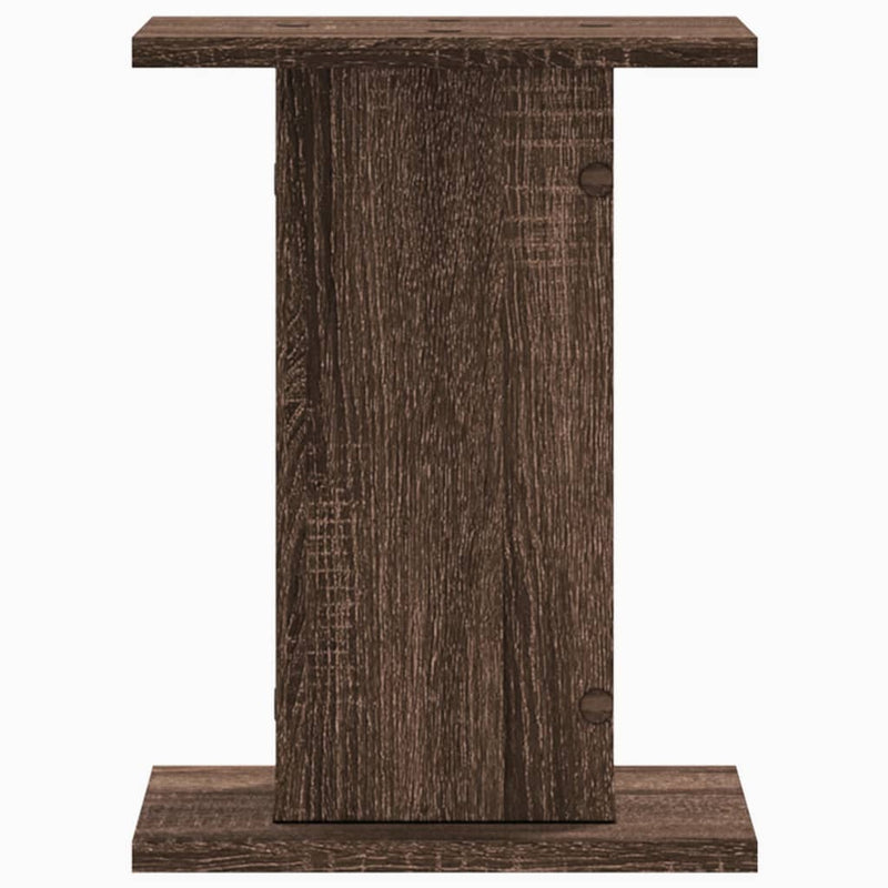 Afbeelding laden in galerijviewer, Vidaxl speakerstandaards 2 st 30x30x40 cm bewerkt hout bruin eiken
