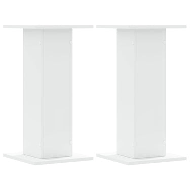 Vidaxl speakerstandaards 2 st 30x30x60 cm bewerkt hout wit
