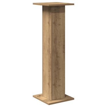 Vidaxl speakerstandaards 2 st 30x30x95 cm hout artisanaal eikenkleurig