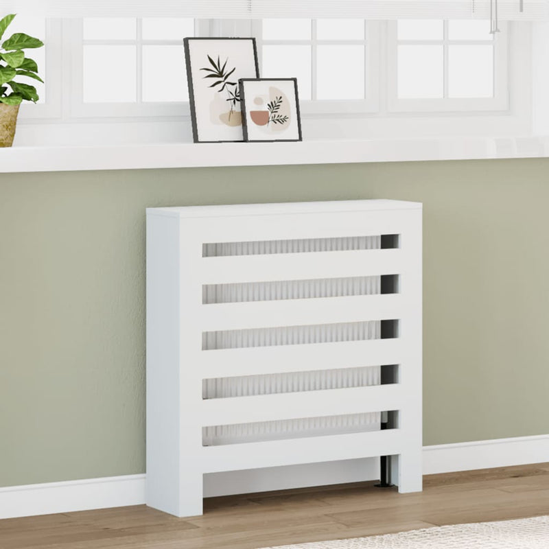 Afbeelding laden in galerijviewer, Vidaxl radiatorombouw 78x20x82 cm bewerkt hout wit
