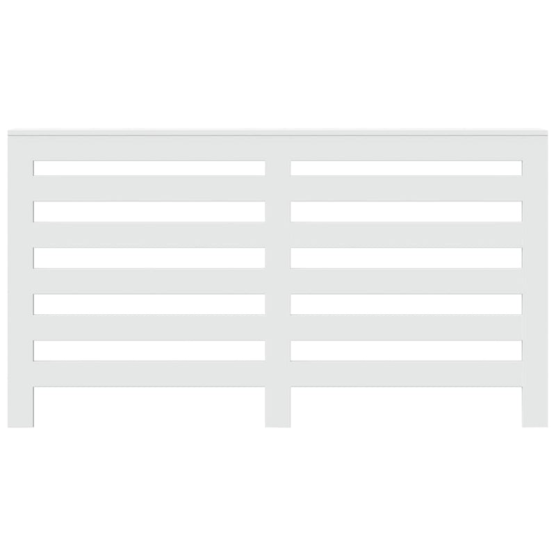 Afbeelding laden in galerijviewer, Vidaxl radiatorombouw 149x20x82 cm bewerkt hout wit
