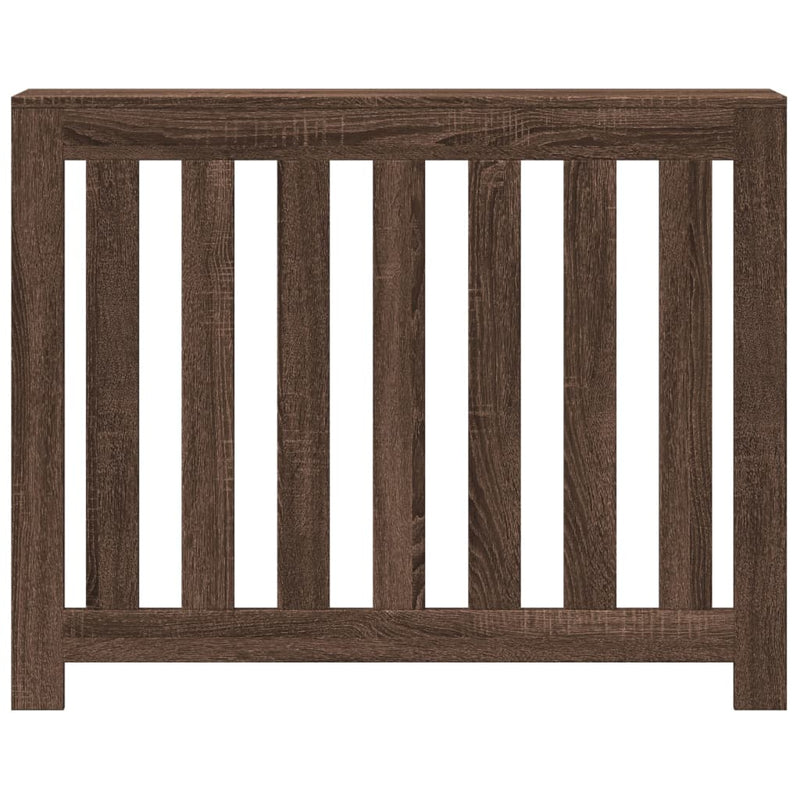 Afbeelding laden in galerijviewer, Vidaxl radiatorombouw 104x20x82 cm bewerkt hout bruin eikenkleurig
