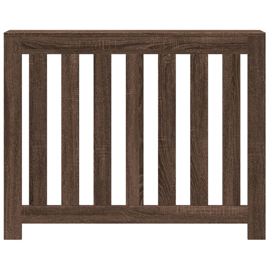 Vidaxl radiatorombouw 104x20x82 cm bewerkt hout bruin eikenkleurig