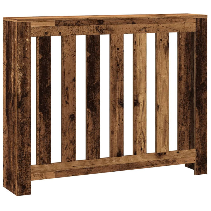 Afbeelding laden in galerijviewer, Vidaxl radiatorombouw 104x20x82 cm bewerkt hout oud hout
