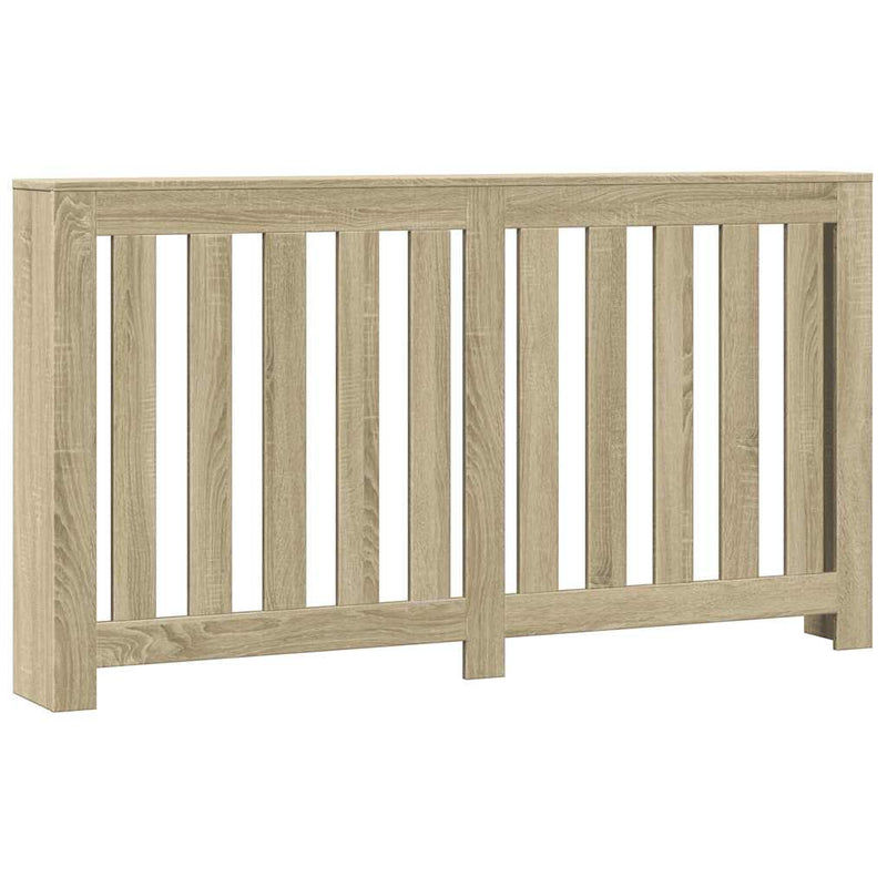 Afbeelding laden in galerijviewer, Vidaxl radiatorombouw 149x20x82 cm bewerkt hout sonoma eikenkleurig
