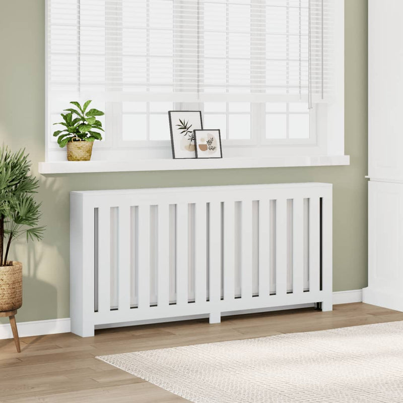 Afbeelding laden in galerijviewer, Vidaxl radiatorombouw 175x20x82 cm bewerkt hout wit
