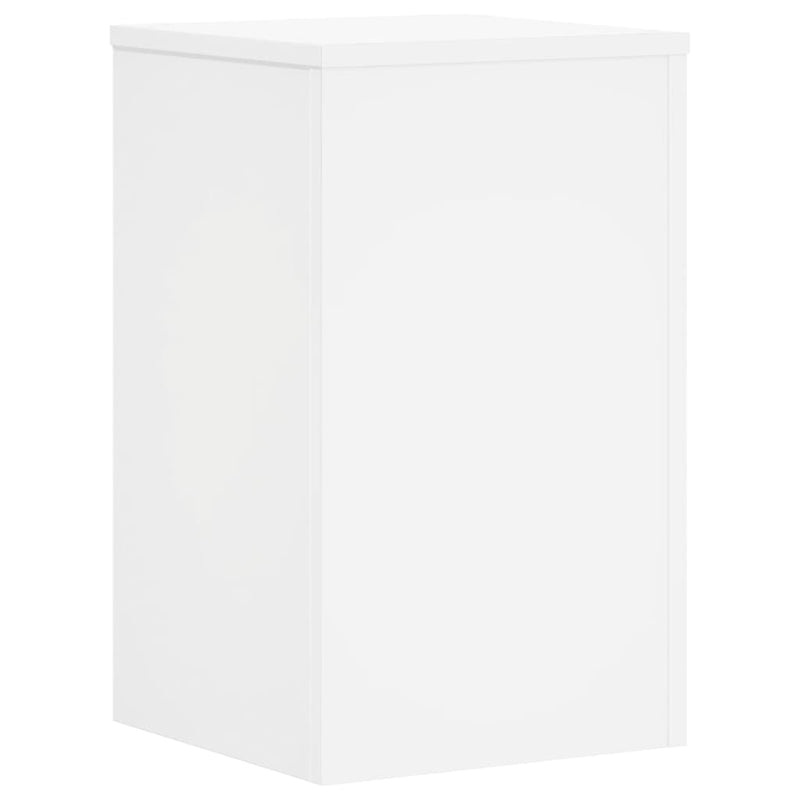 Afbeelding laden in galerijviewer, Vidaxl plantenstandaards 2 st 30x30x50 cm bewerkt hout wit
