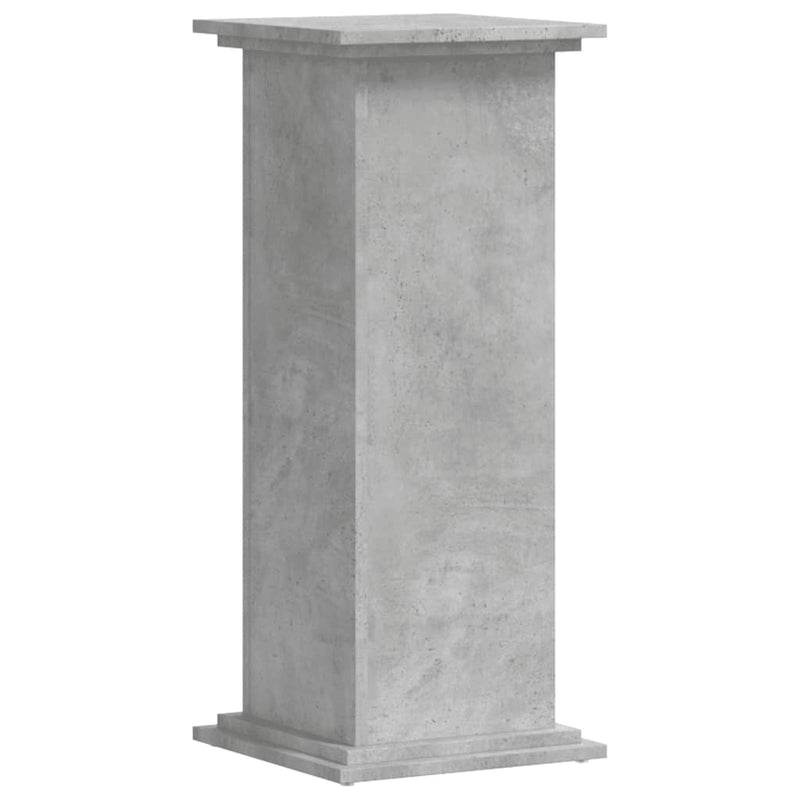 Afbeelding laden in galerijviewer, Vidaxl plantenstandaard 33x33x80 cm bewerkt hout betongrijs
