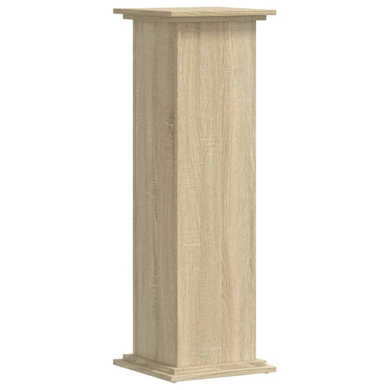 Afbeelding laden in galerijviewer, Vidaxl plantenstandaard 33x33x100 cm bewerkt hout sonoma eikenkleurig
