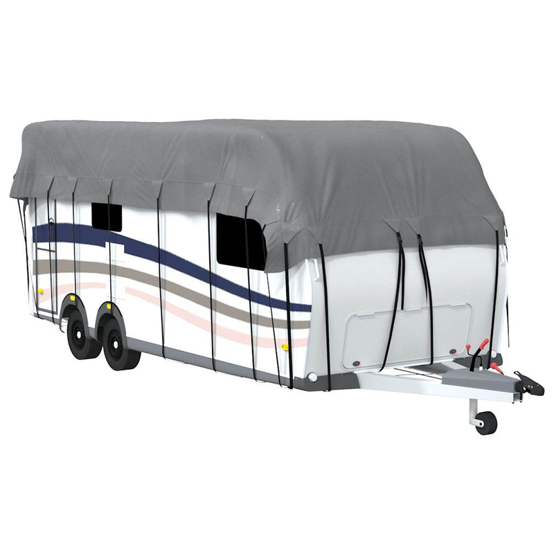 Afbeelding laden in galerijviewer, Vidaxl caravan dakbedekking 800x300 cm vliesvlies grijs
