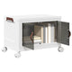 Vidaxl opbergbox stapelbaar met wielen 28 l 48,5x29,5x33 cm