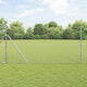 Vidaxl afrasteringspaal zilver 10 x 1,4 m (60 x 60 mm gaas) staal
